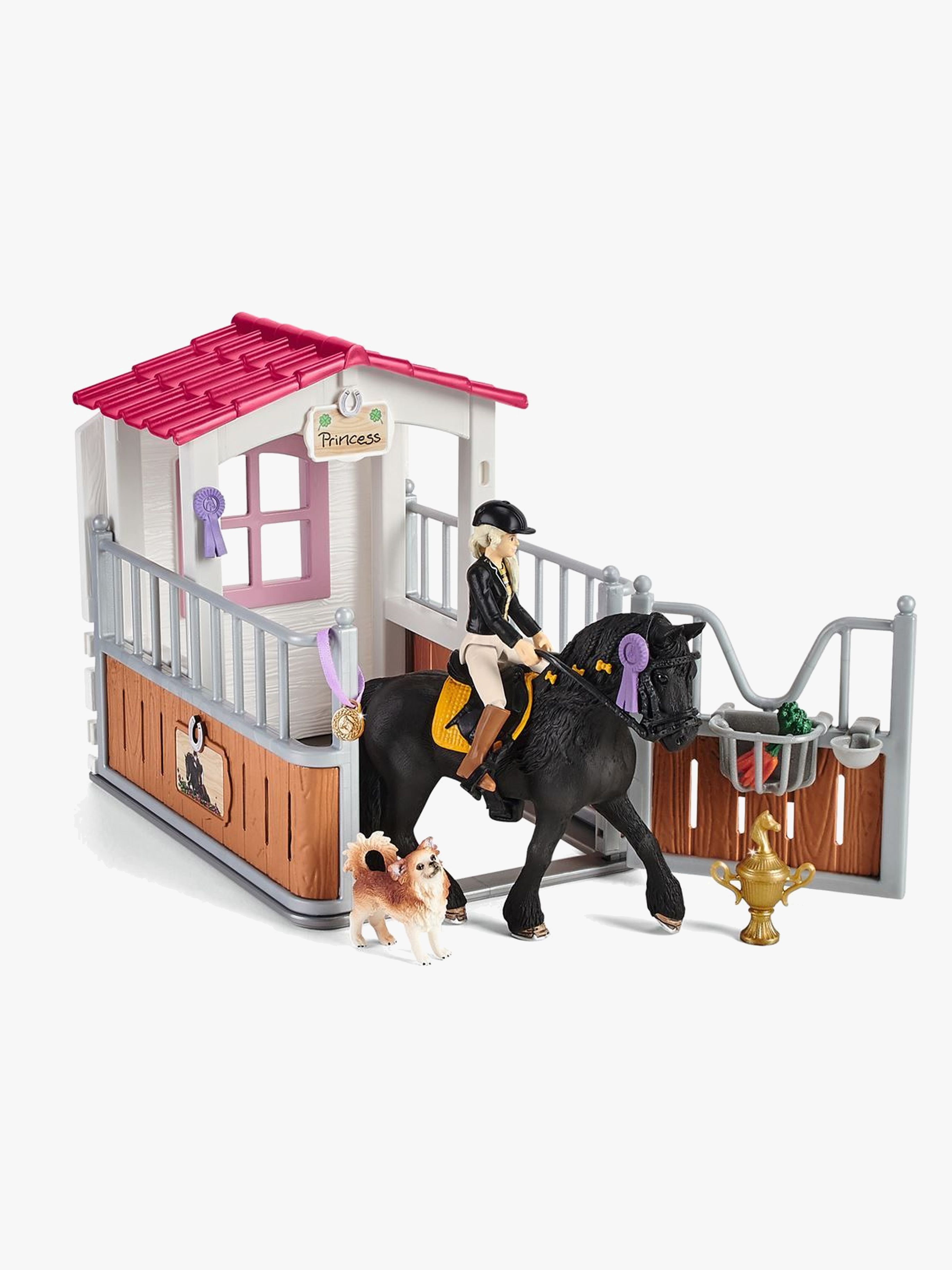 Schleich 42437 Pferdebox mit Horse Club Tori &  Princess