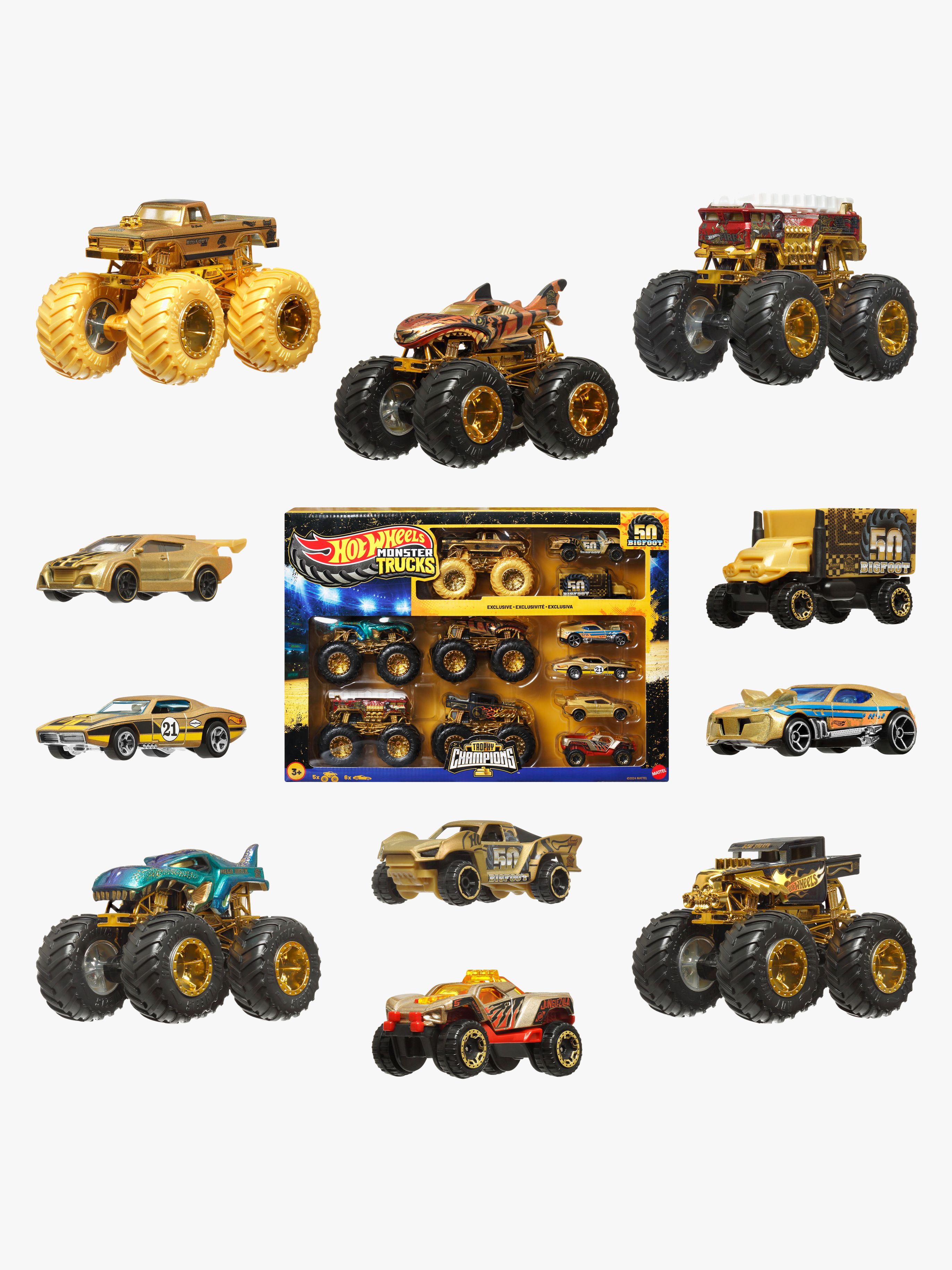 Monster Trucks Bigfoot Trophy Champions Multipack