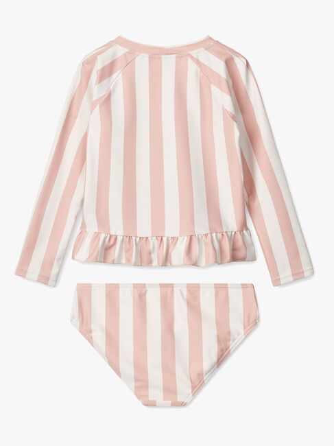 LIEWOOD Dagny Badeset, Stripe Sorbet Rose/Creme De La Creme