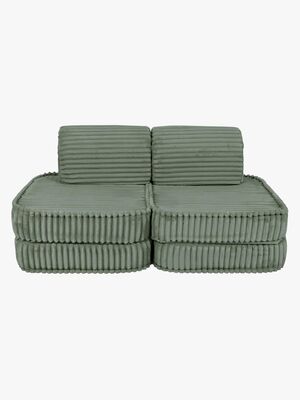 MeowBaby Churros Sofa Basic, Olive Sage Green