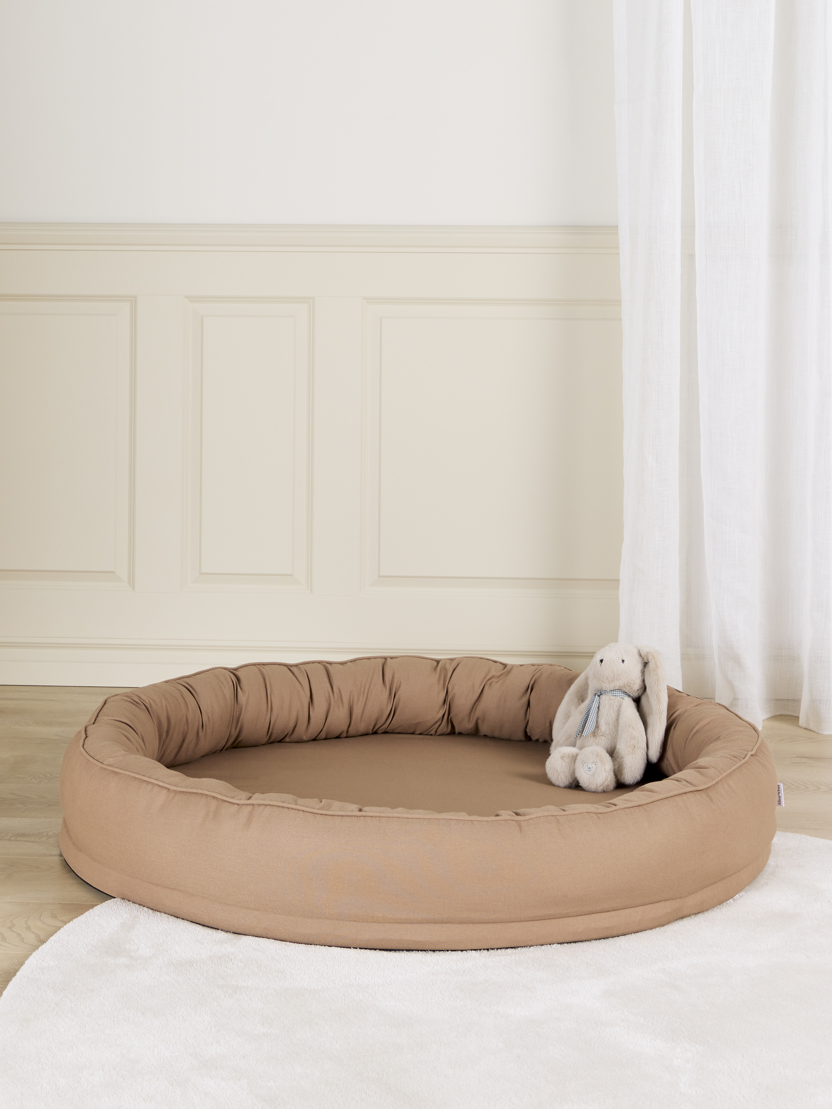 Alice &  Fox PUDDLE Babynest 110cm, Taupe