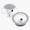 Mumin Wasser & Bad Geschirr-Set 2 Teile, Grau