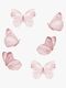 That's Mine Wallsticker Butterfly 6er-Pack, Rose