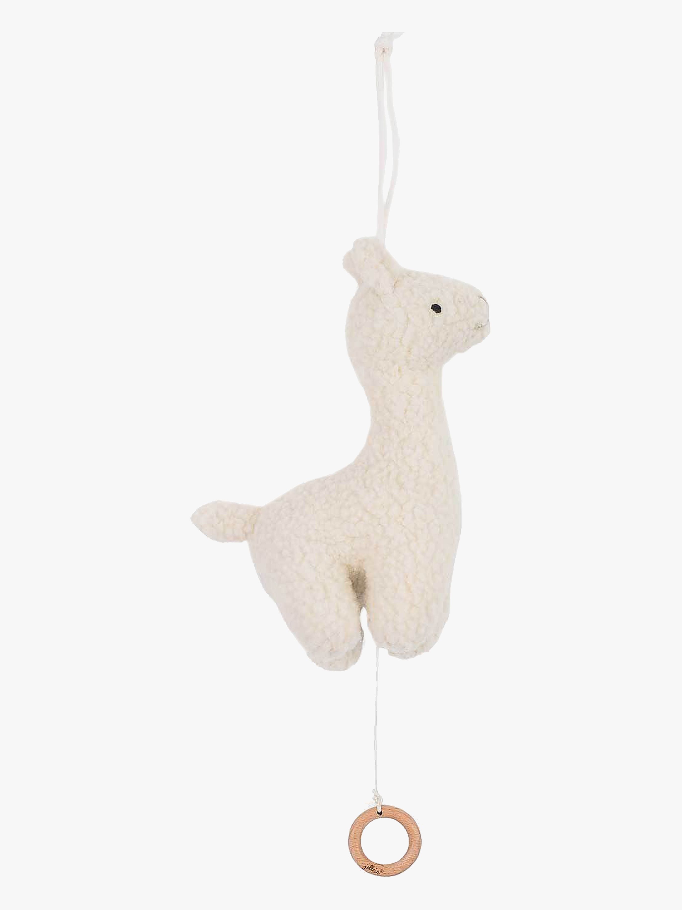 Jollein Lama Spieluhr, Off-White, Babyspielzeug