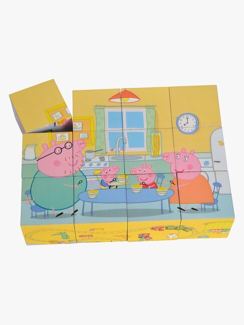 Peppa Wutz Würfelpuzzle 12 Teile, 16x12 cm