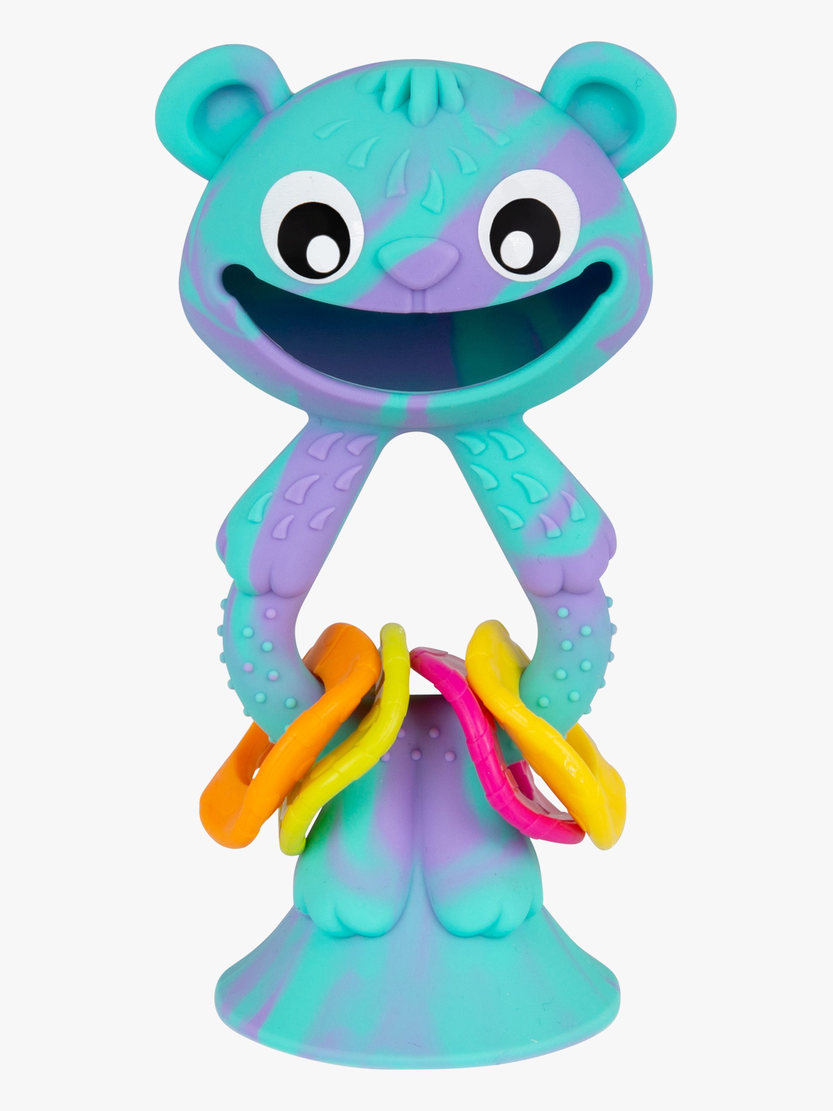 PlayGro Wobble-Buddy Rattle Bear Beißringe, Beißspielzeug