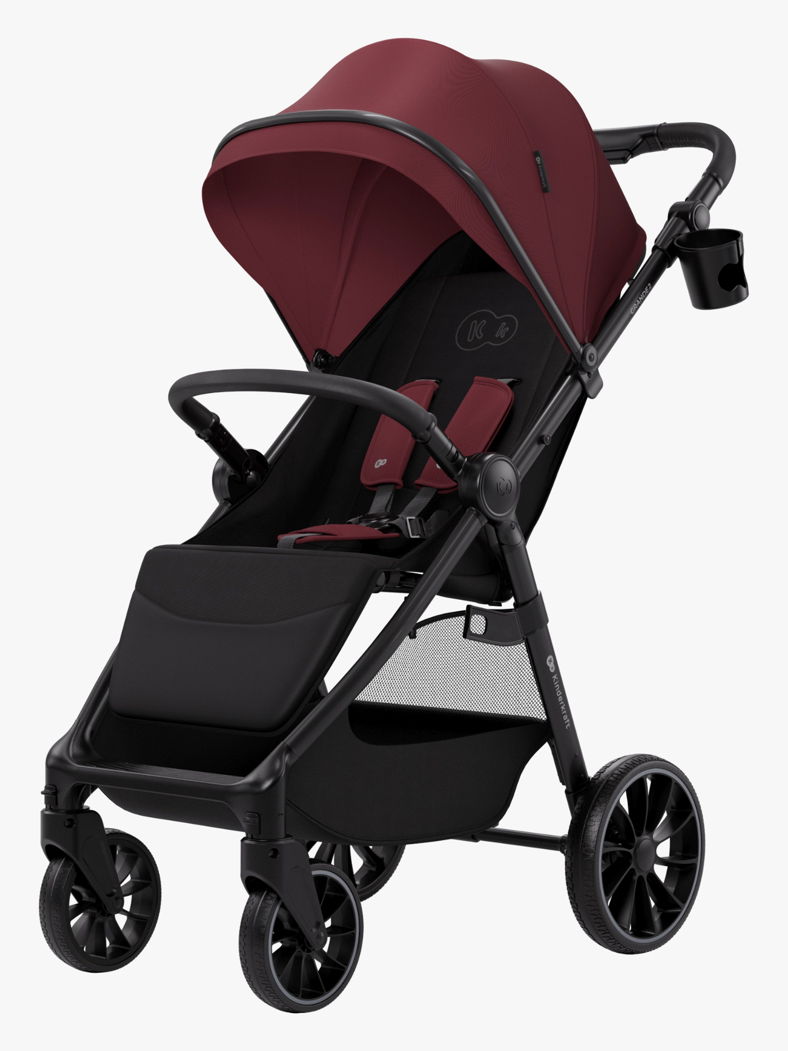 Grande 2 Kinderwagen, Dark Ruby
