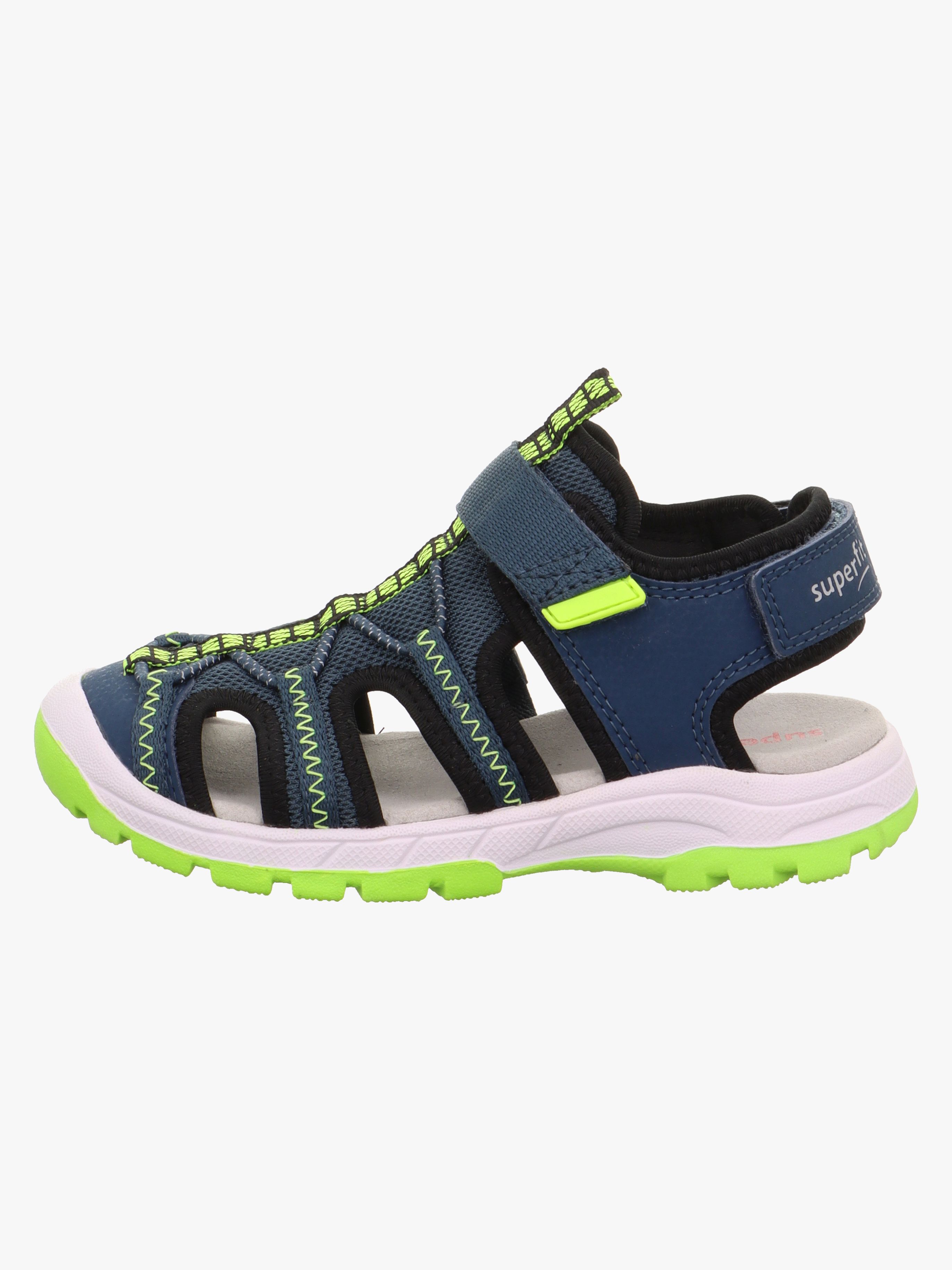 Superfit Tornado Light Kinder Sandalen, Blau/Grün, 30