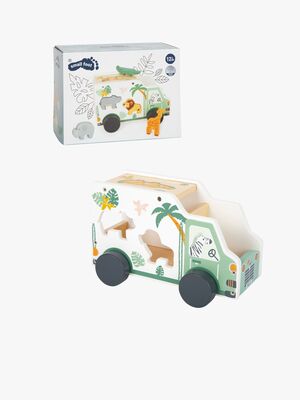 Small Foot Steckkasten Safari-Auto