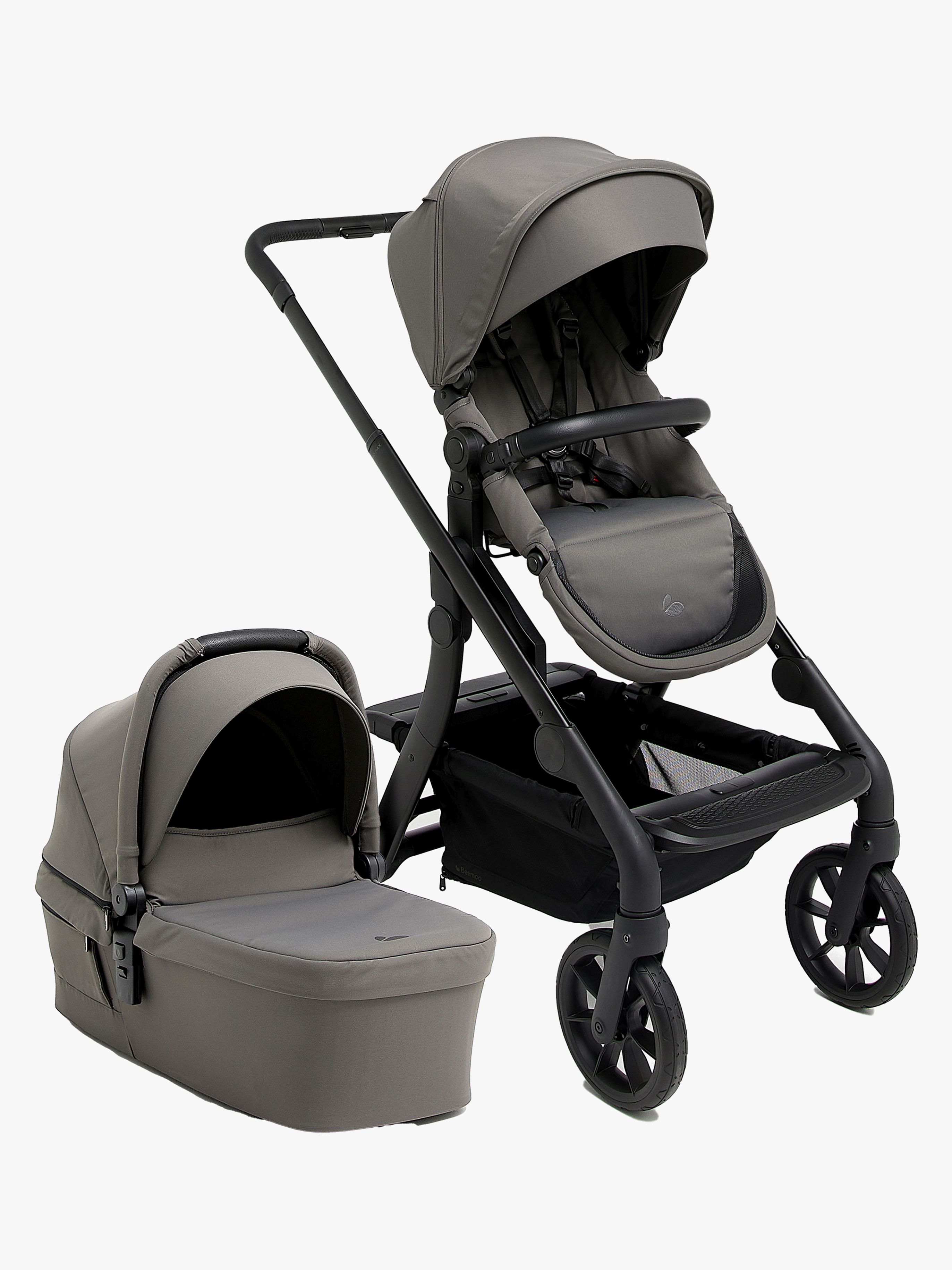 Pro Max Kombikinderwagen, Mocha Grey, Kinderwagen, 2 in 1