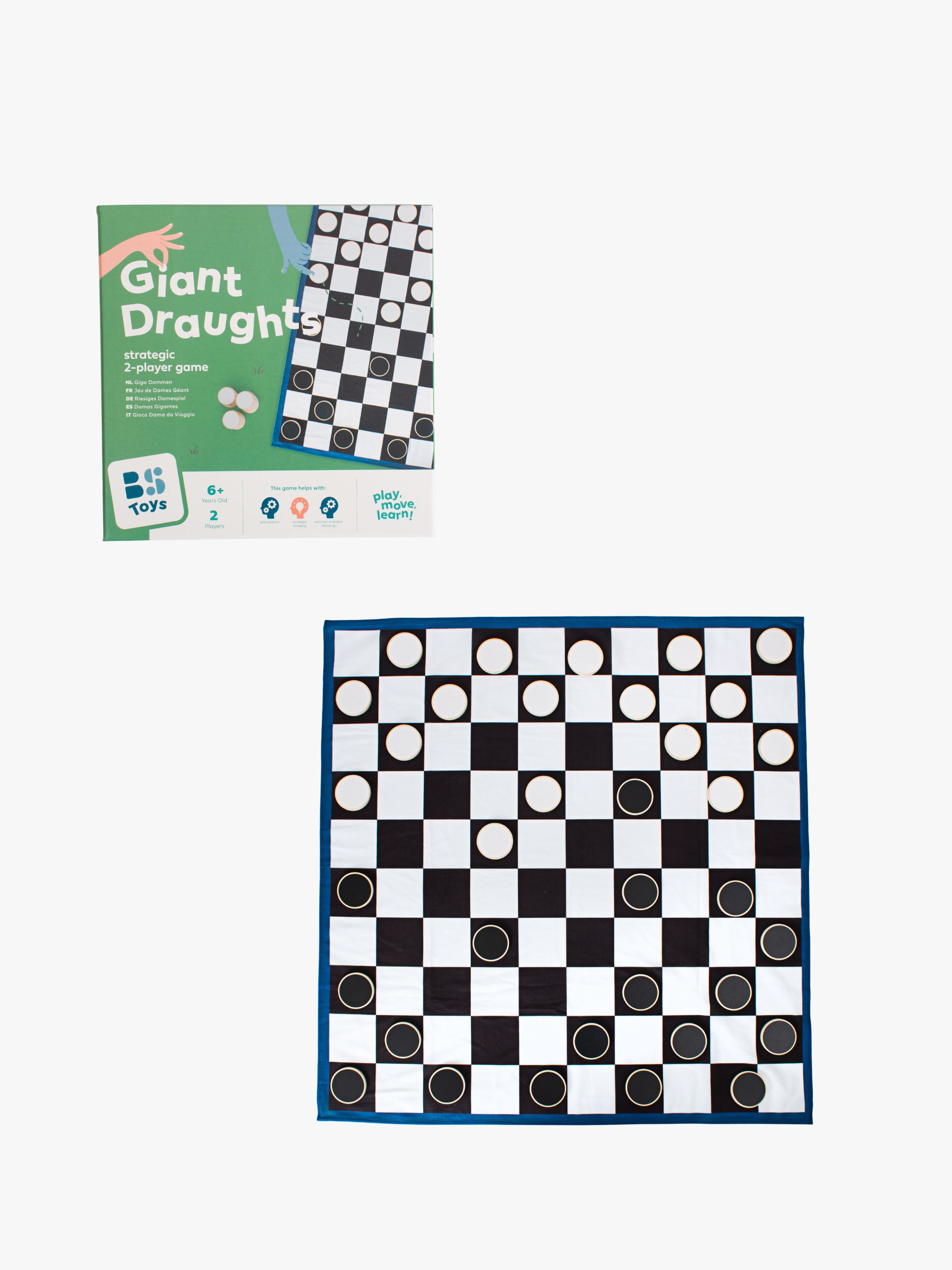 Riesiges Damespiel