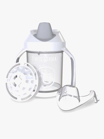 Twistshake Mini Cup Schnabeltasse 230ml, Weiß