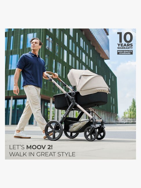 Kinderkraft MOOV 2 4-in-1 Kombikinderwagen, Moonlight Grey
