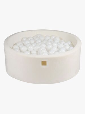 MeowBaby Aesthetic  Rund Bällebad, White