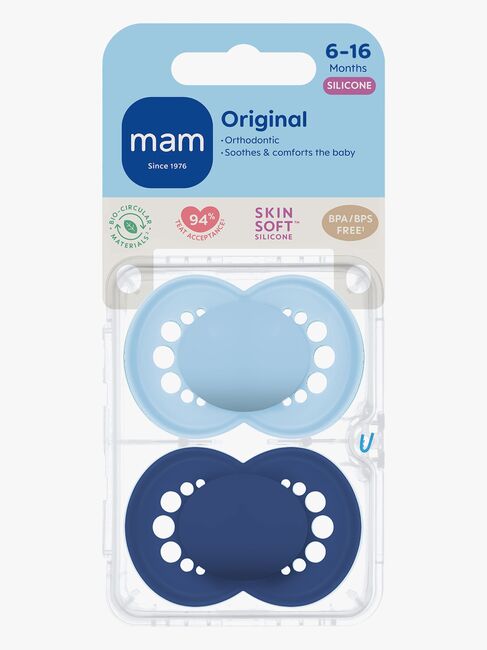 MAM Orginal Schnuller 6-16m, Blau