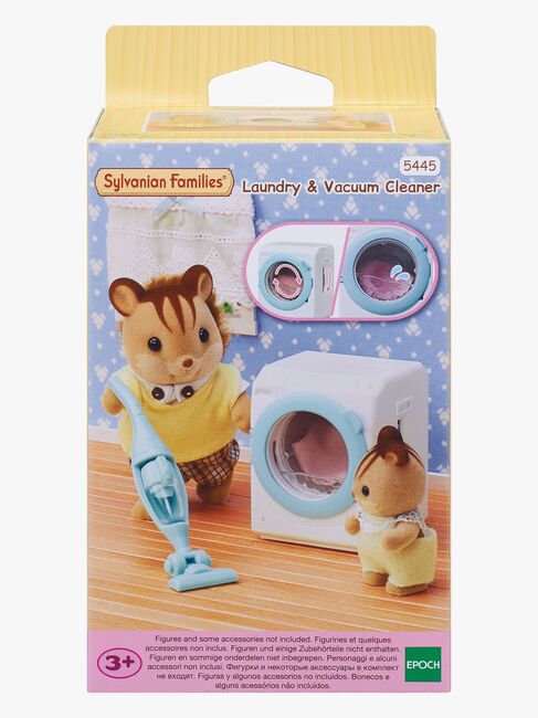 Sylvanian Families Puppenhausmöbel Reinigungsset Wäsche & Staubsauger