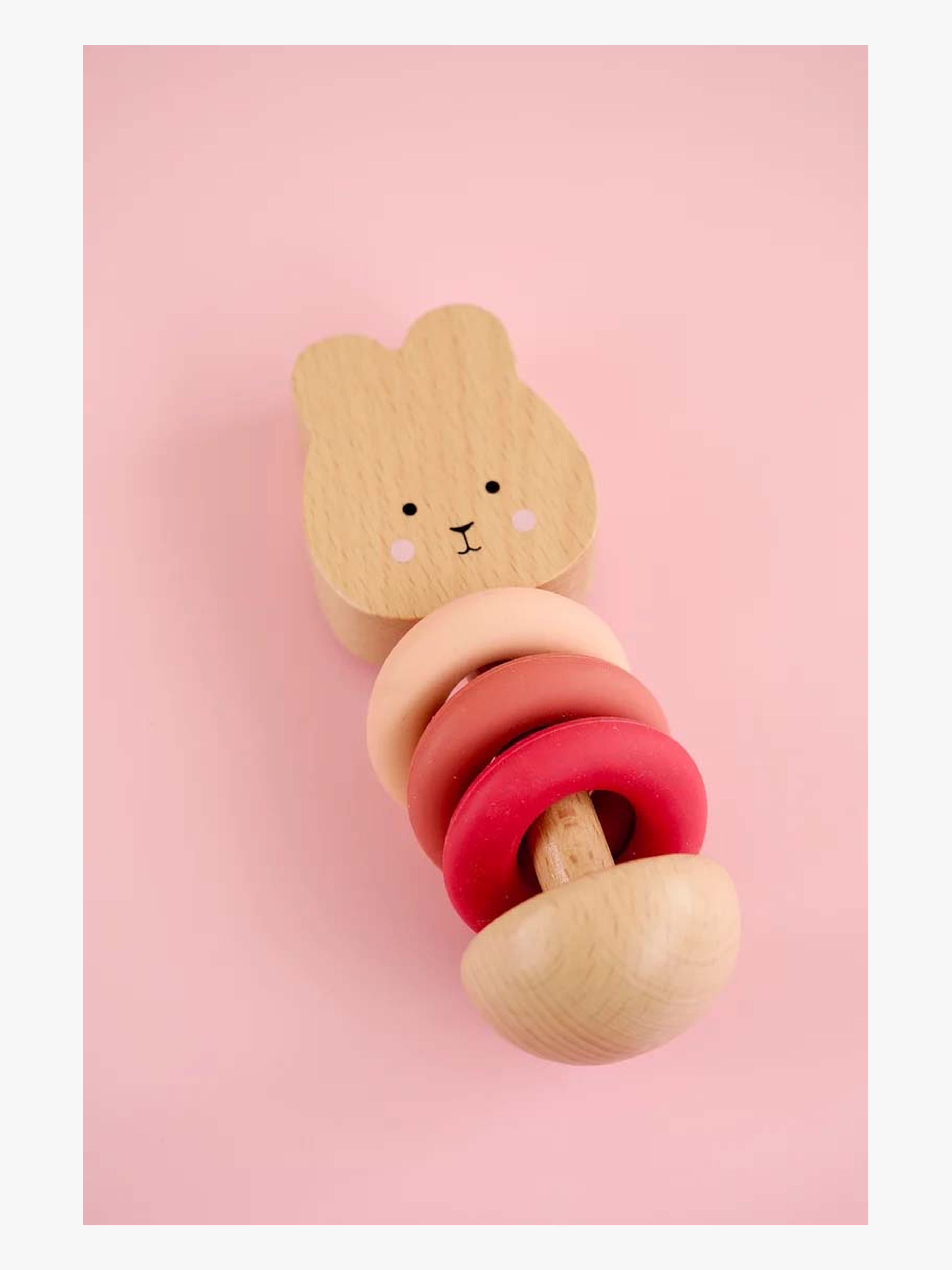 Jabadabado Rassel Bunny Silikon, Babyspielzeug