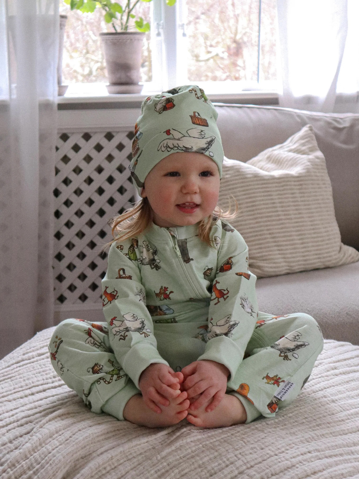 Geggamoja Pyjama Pettersson & Findus, Grün