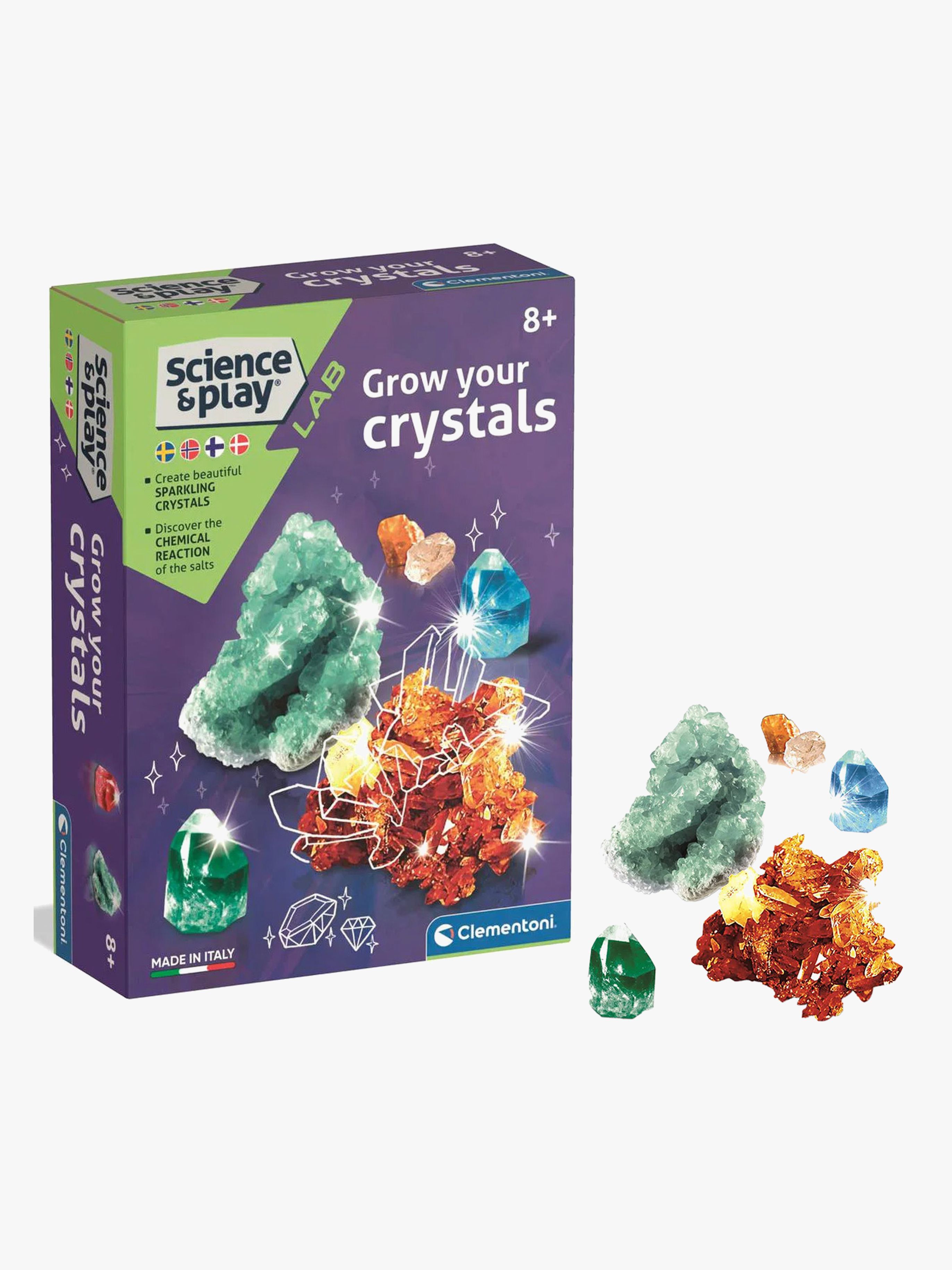 Clementoni Science &  Play Experimentierkasten Kristalle