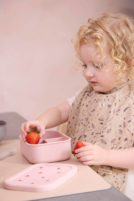 FILIBABBA Lätzchen 2er-Pack, Little Wonders/Warm Grey