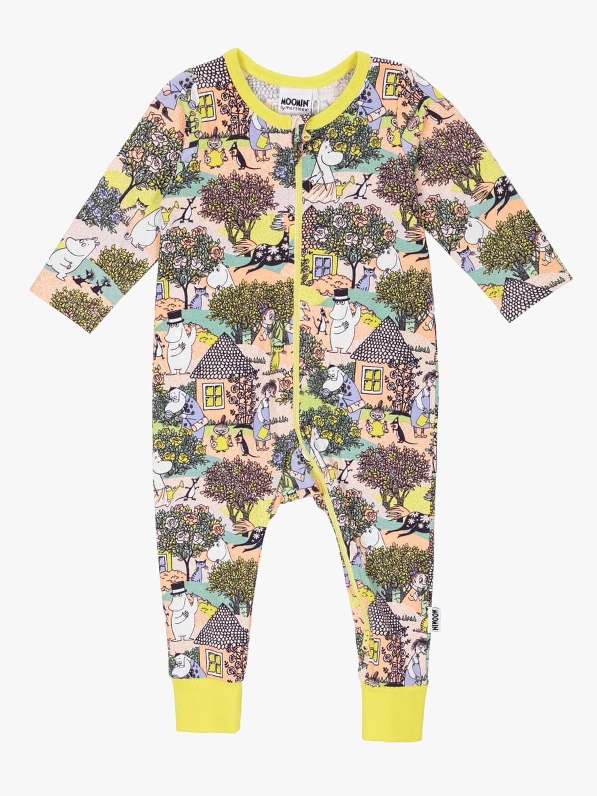 Moomin by Martinex Rose Valley Pyjama, Gelb