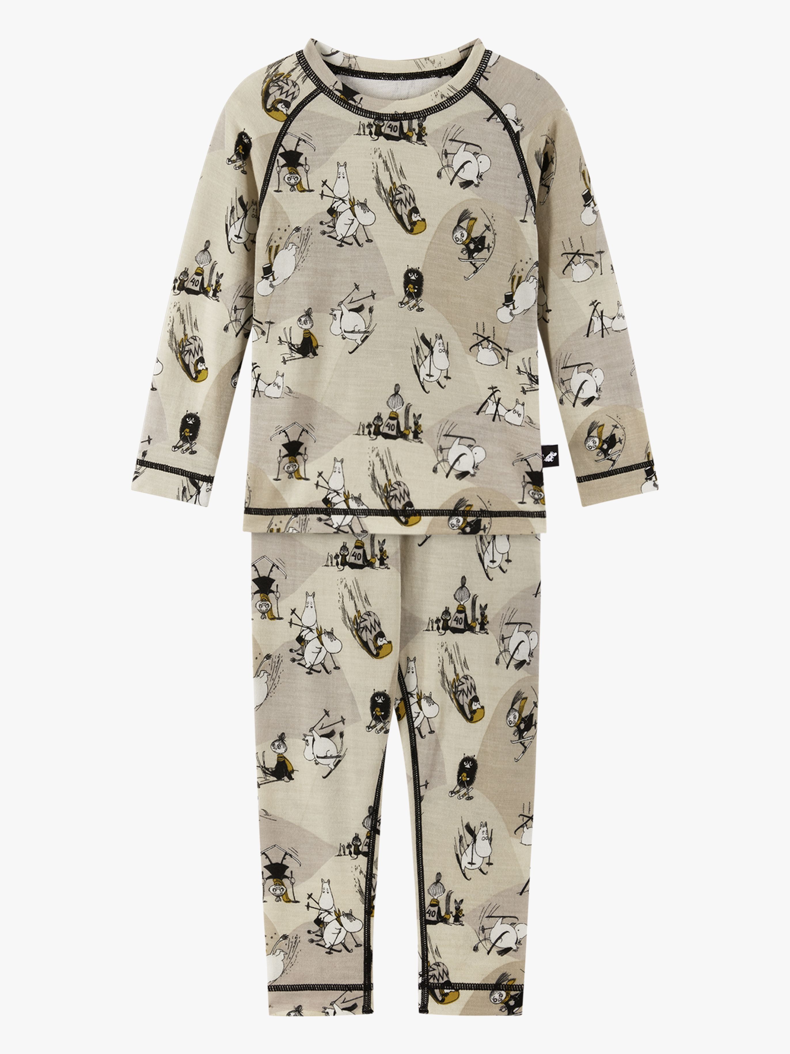 Mumin Trivsam Thermounterwäsche Wollmischung, Sandy Beige, 86