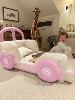 SUNNYLiFE Aufblasbares Kinderbett, Summer Van Candy