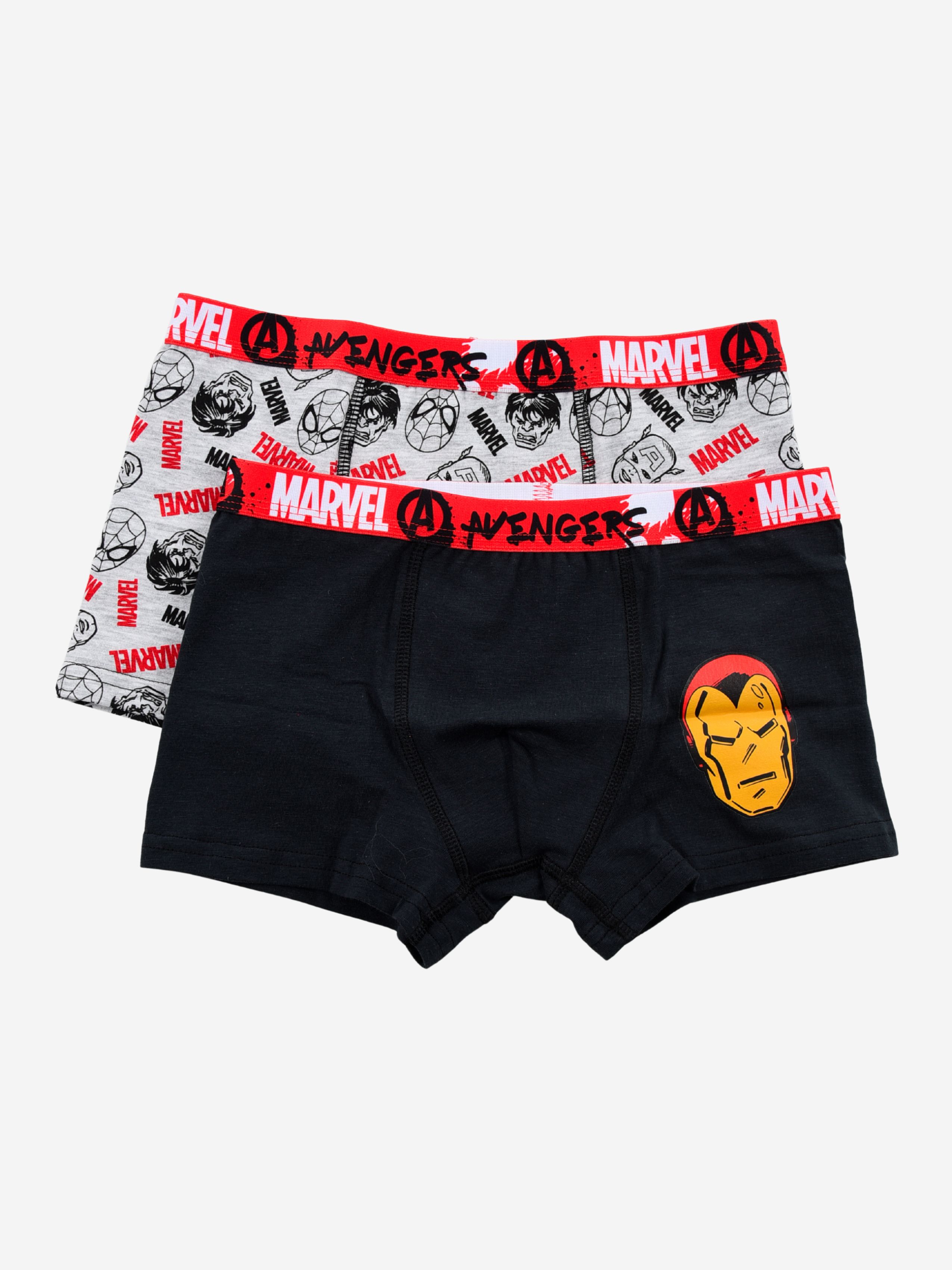 Marvel Avengers Boxer Unterhosen 2er-Pack, Mehrfarbig, 122-128
