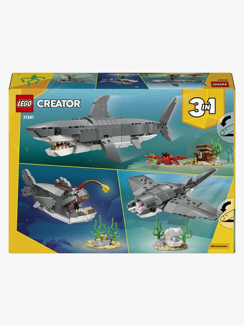LEGO Creator 31381 Wilder Hai mit Schatztruhe