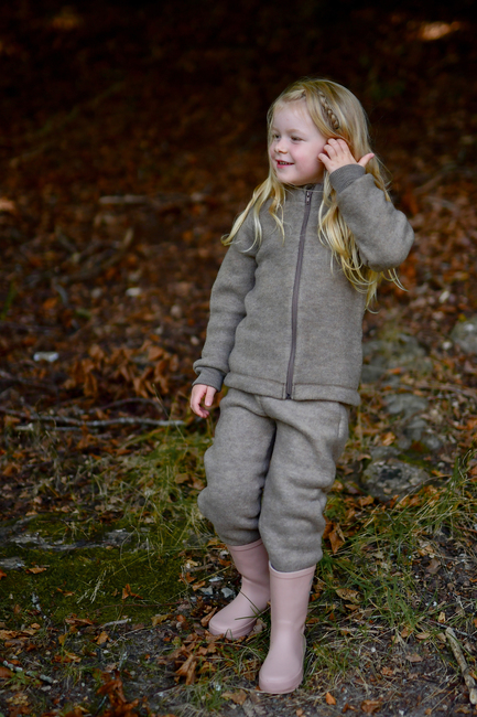 Mikk-Line Wollfilz-Jacke Kind, Melange Denver