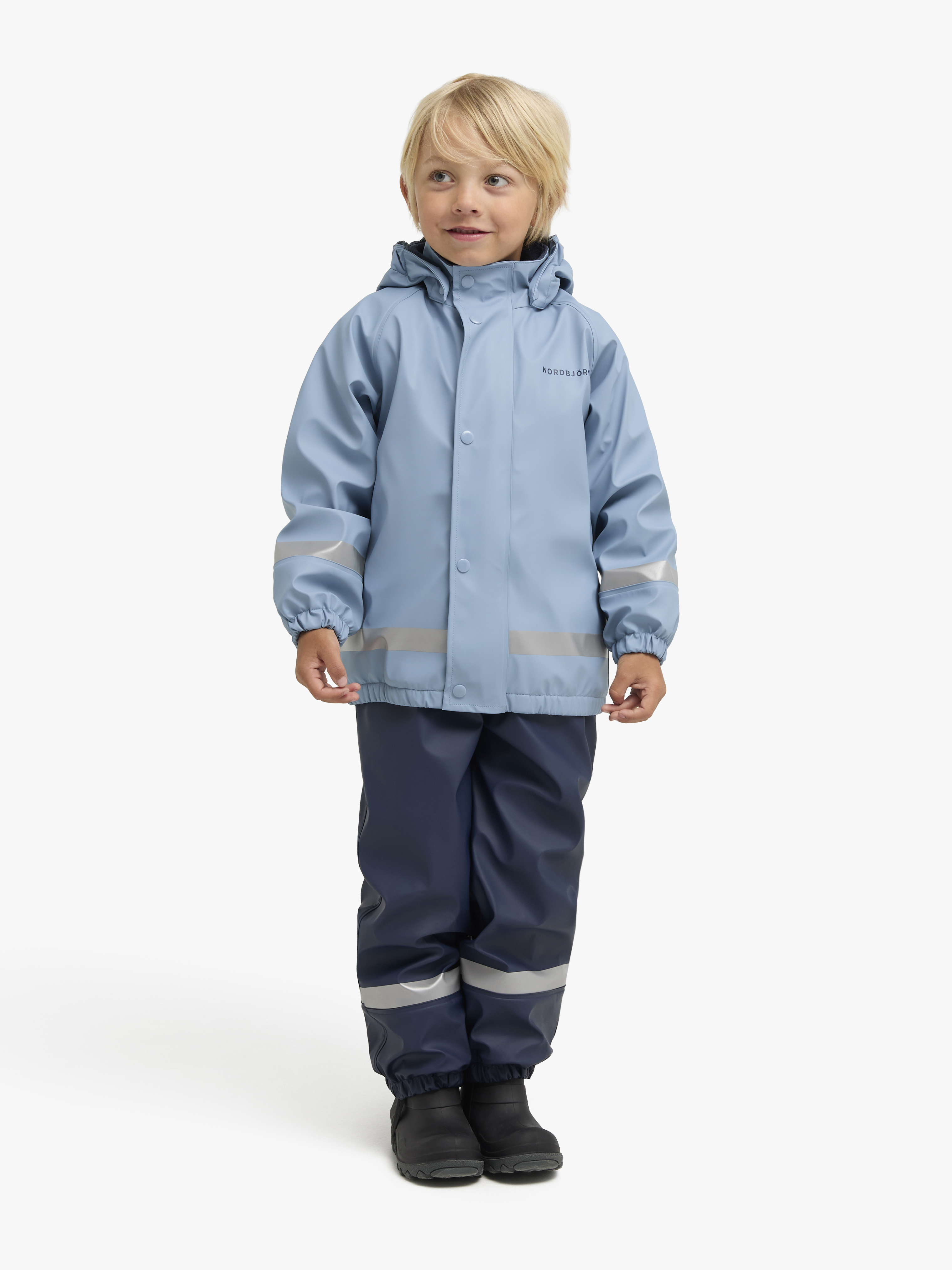 Nordbjörn Skagen Gefüttertes Regenset, Blau, 98-104