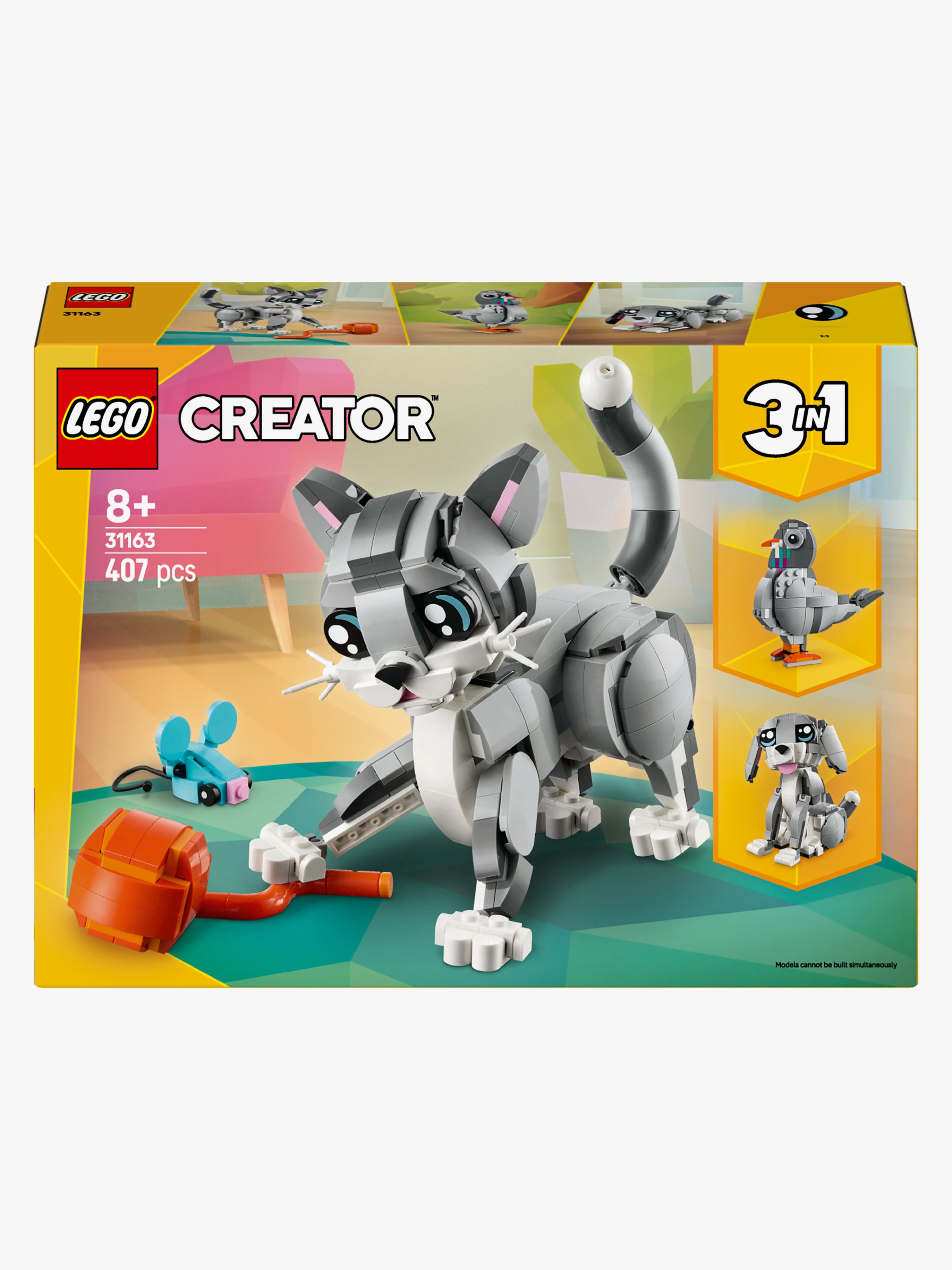 LEGO Creator 31163 Graue Katze