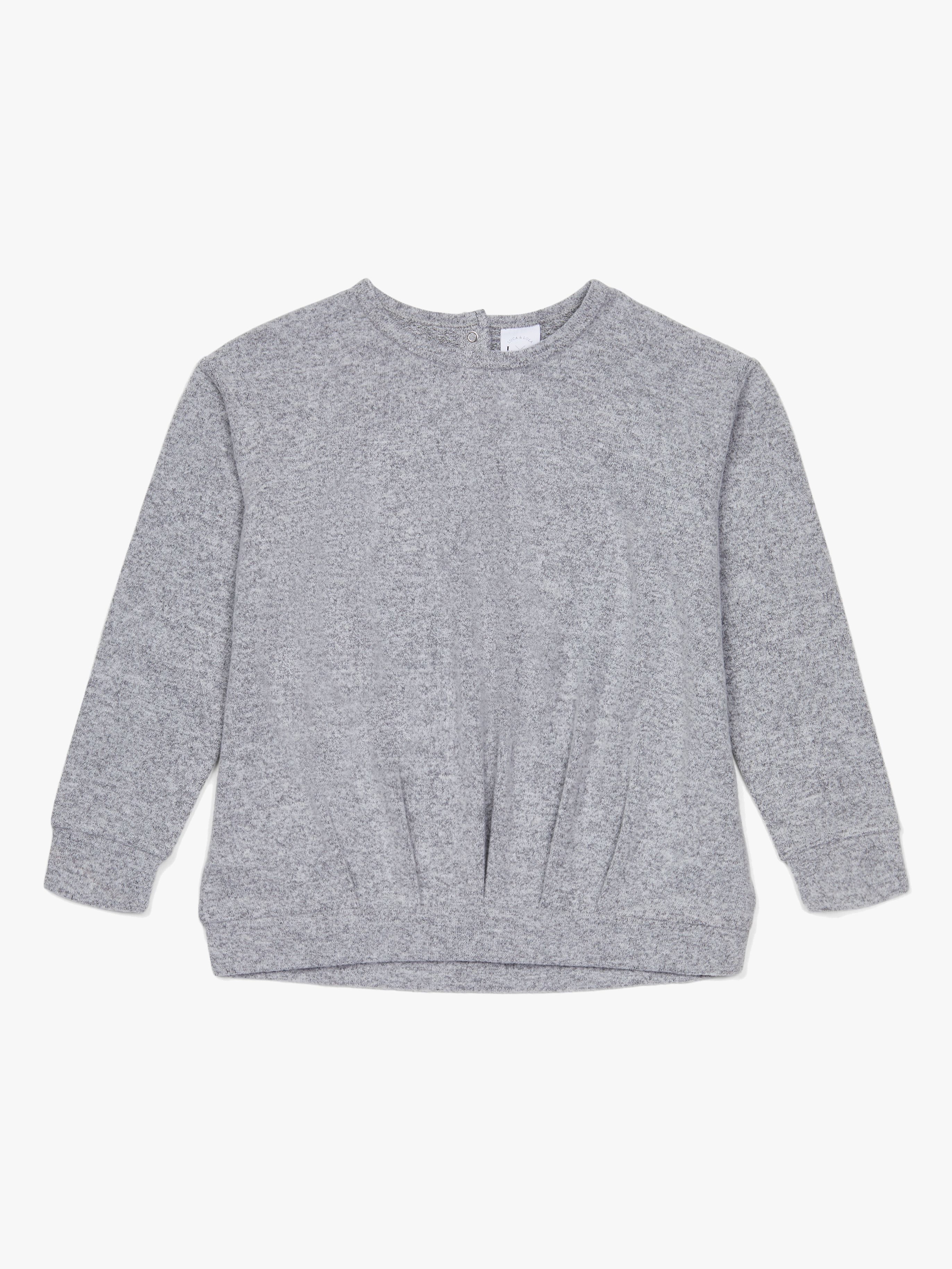 Rosella Pullover, Grey Melange 86-92