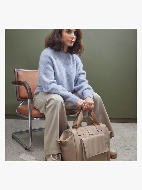 Elodie Wide Frame Wickeltasche, Pure Khaki