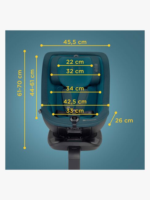 Kinderkraft I-GUARD i-Size Kindersitz, Cool Grey