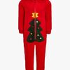 Luca & Lola Baby Albero Jumpsuit, Red Christmas