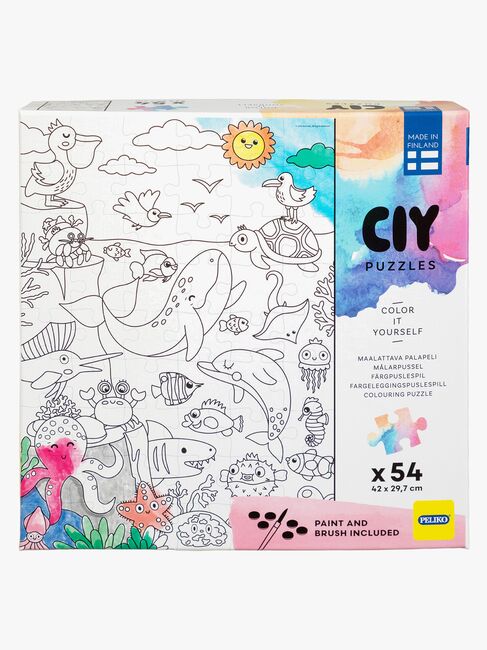 Peliko CIY Puzzle mit Wasserfarben 54 Teile Gemischte Auswahl