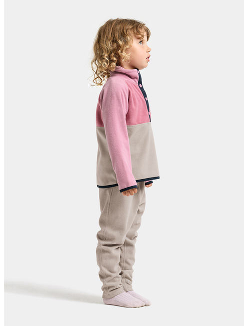 Didriksons Monte Fleece-Pullover, Heather Pink