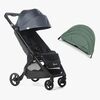 Ergobaby Metro+ Buggy inkl. Extra-Verdeck, Slate Grey/Sea Grass