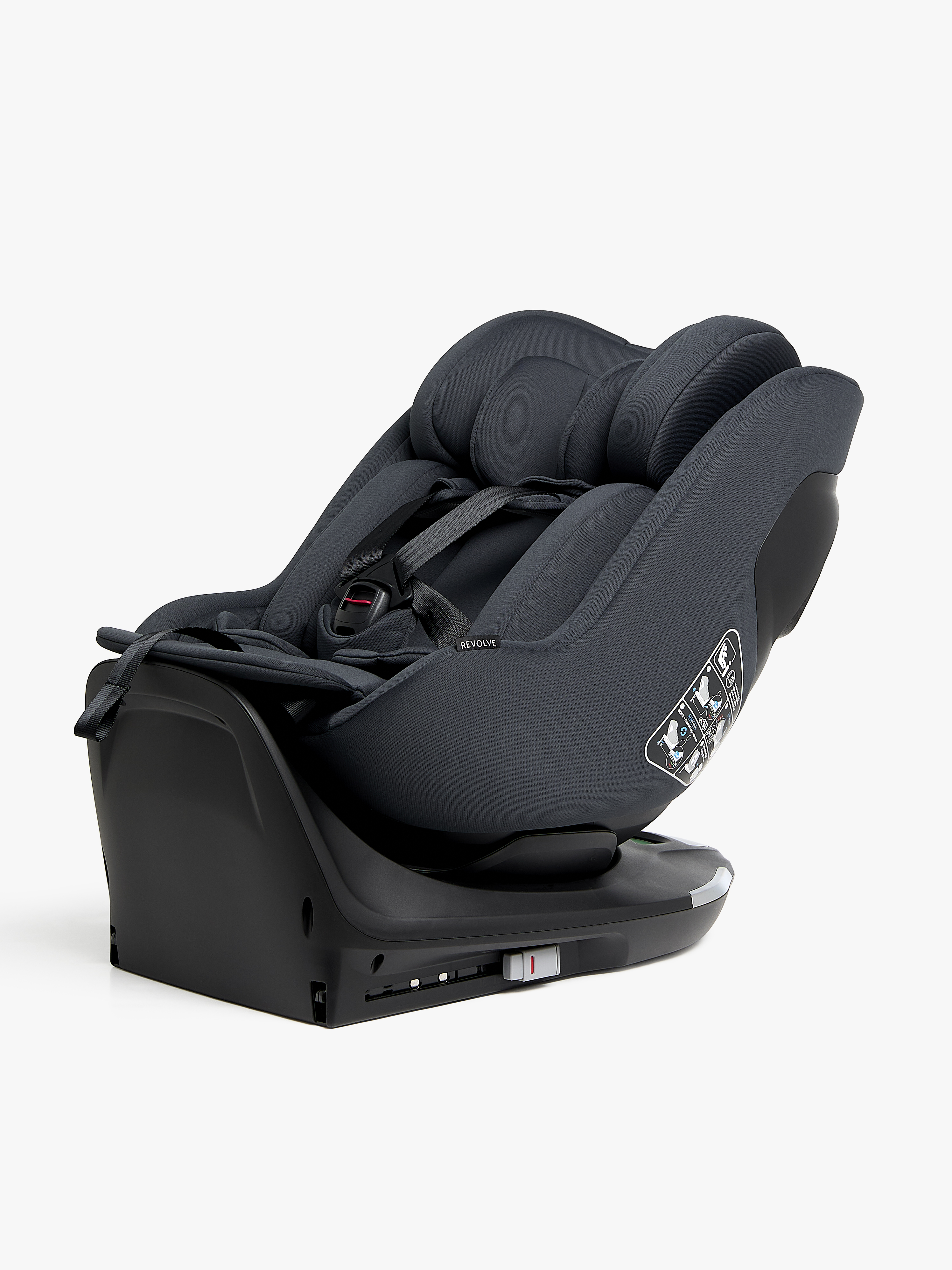 Beemoo Revolve i-Size Kindersitz inkl. Basis, Anthracite