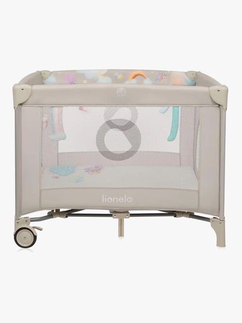 Lionelo MILLE PLUS Laufgitter, Grey Beige