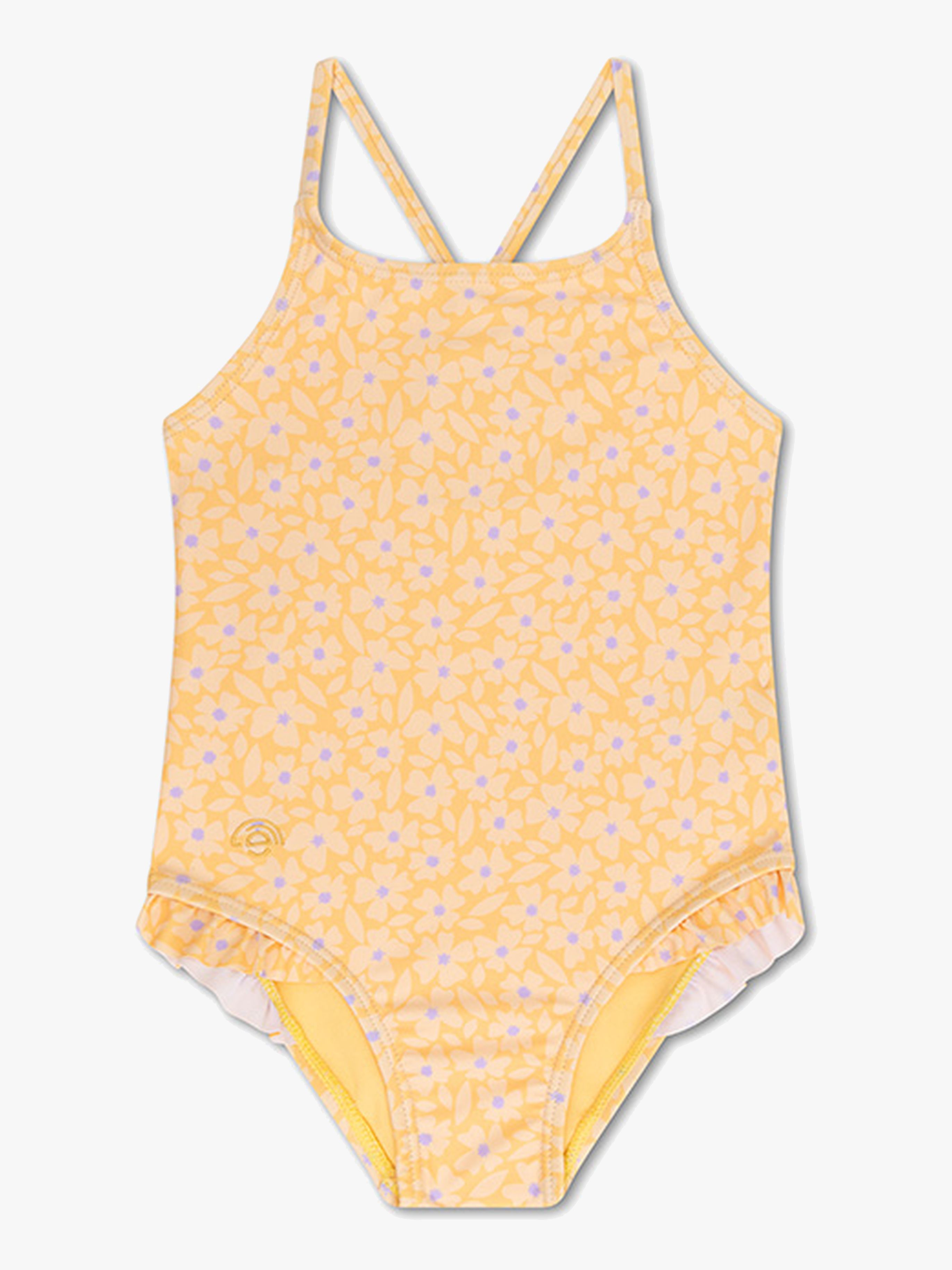 Swim Essentials Badeanzug, Florish Yellow, 146-152