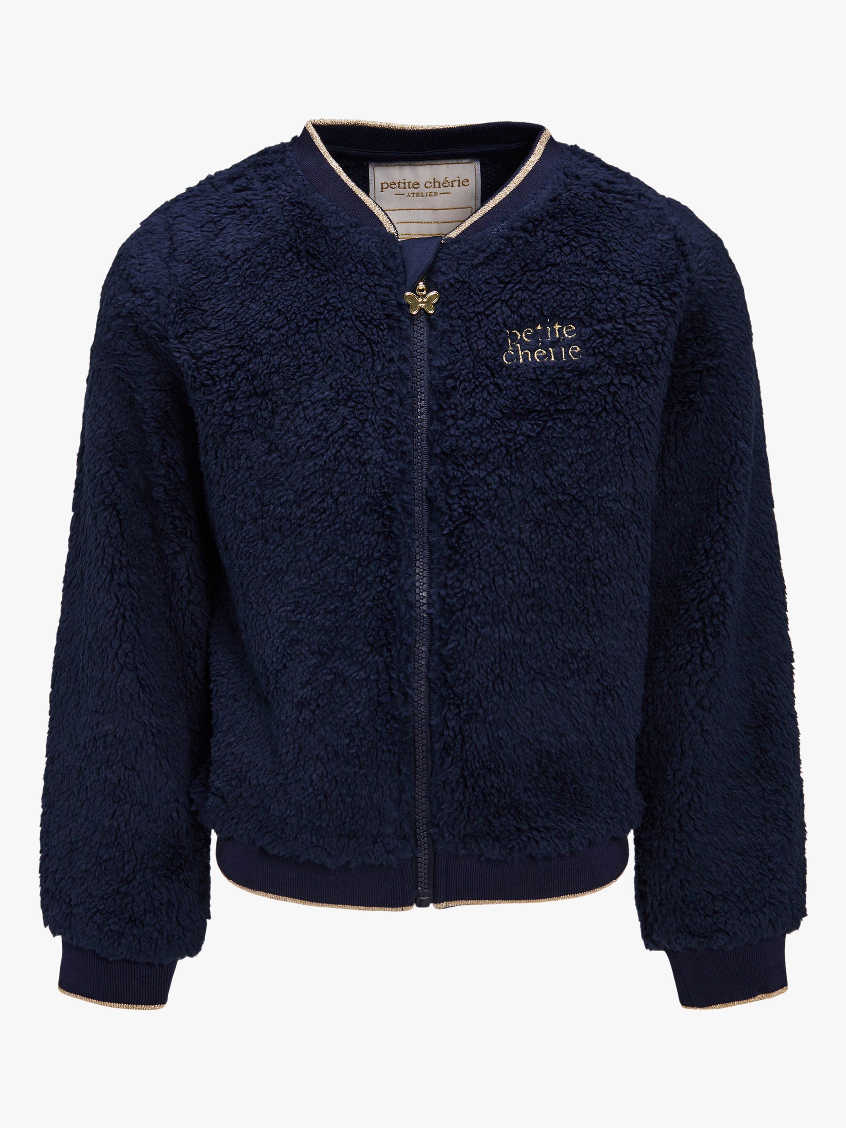Petite Chérie Atelier Vienna Fleecejacke, Black Iris, 98-104