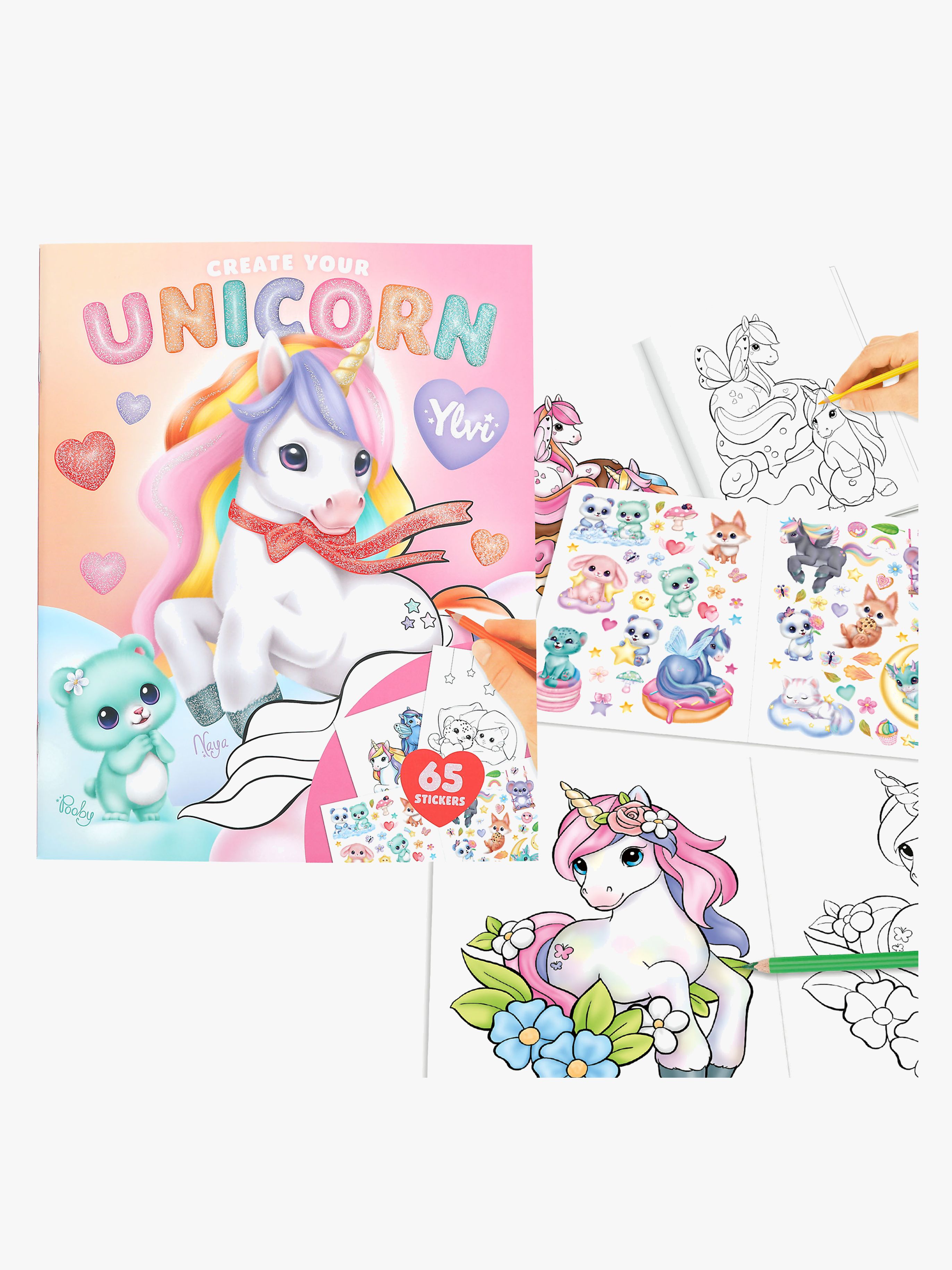 Ylvi og the Minimoomis Malbuch Unicorn