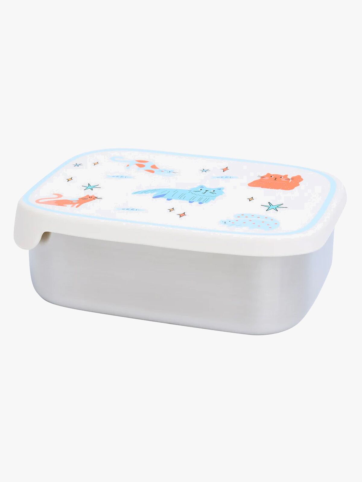 The Cotton Cloud Stainless Steel Brotdose, Meowtiful Cats