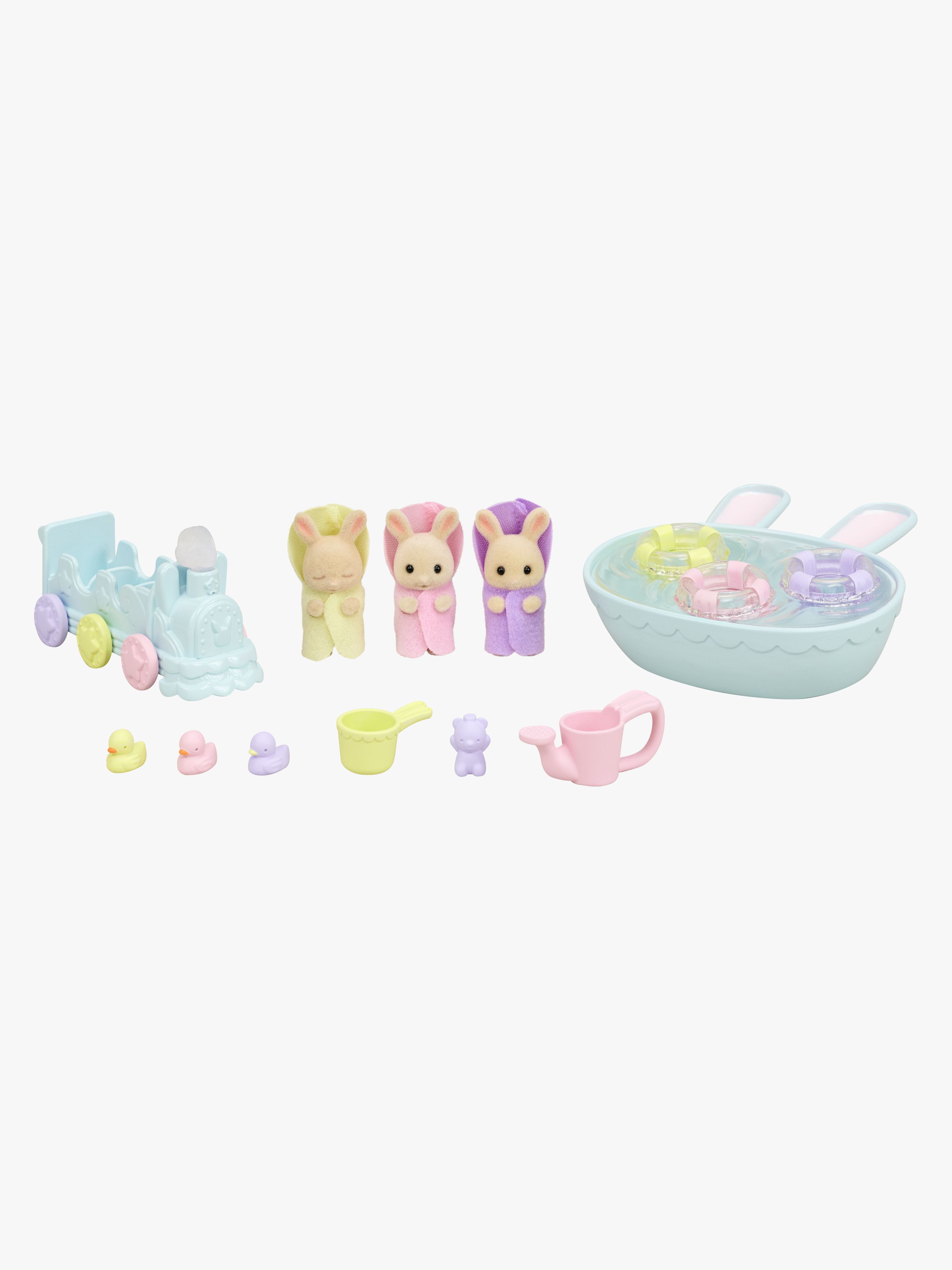 Sylvanian Families Puppenhauszubehör Triplets Baby Bathtime Set