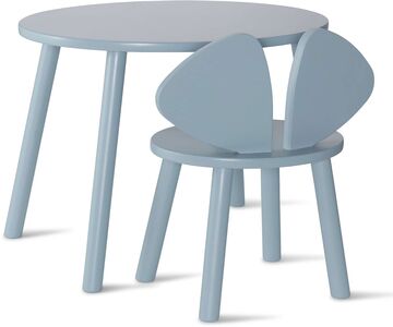 Nofred Stuhl und Tisch, Blau