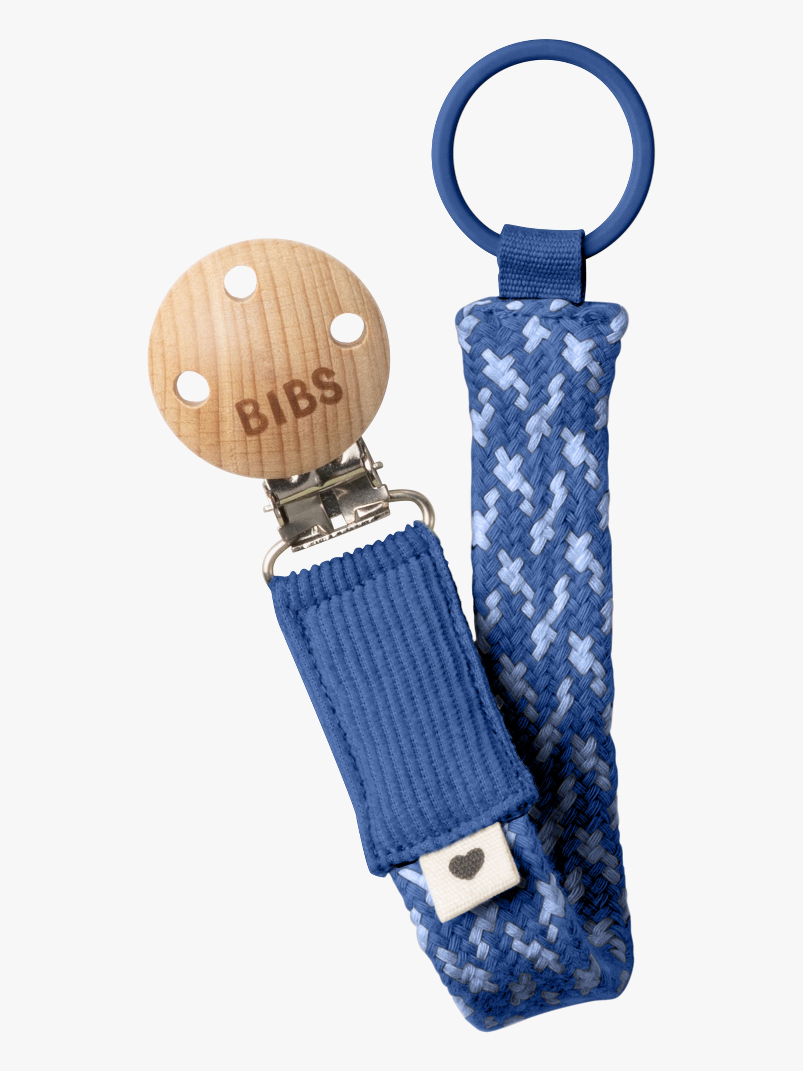 Braid Schnullerhalter, Cornflower / Dusty Blue