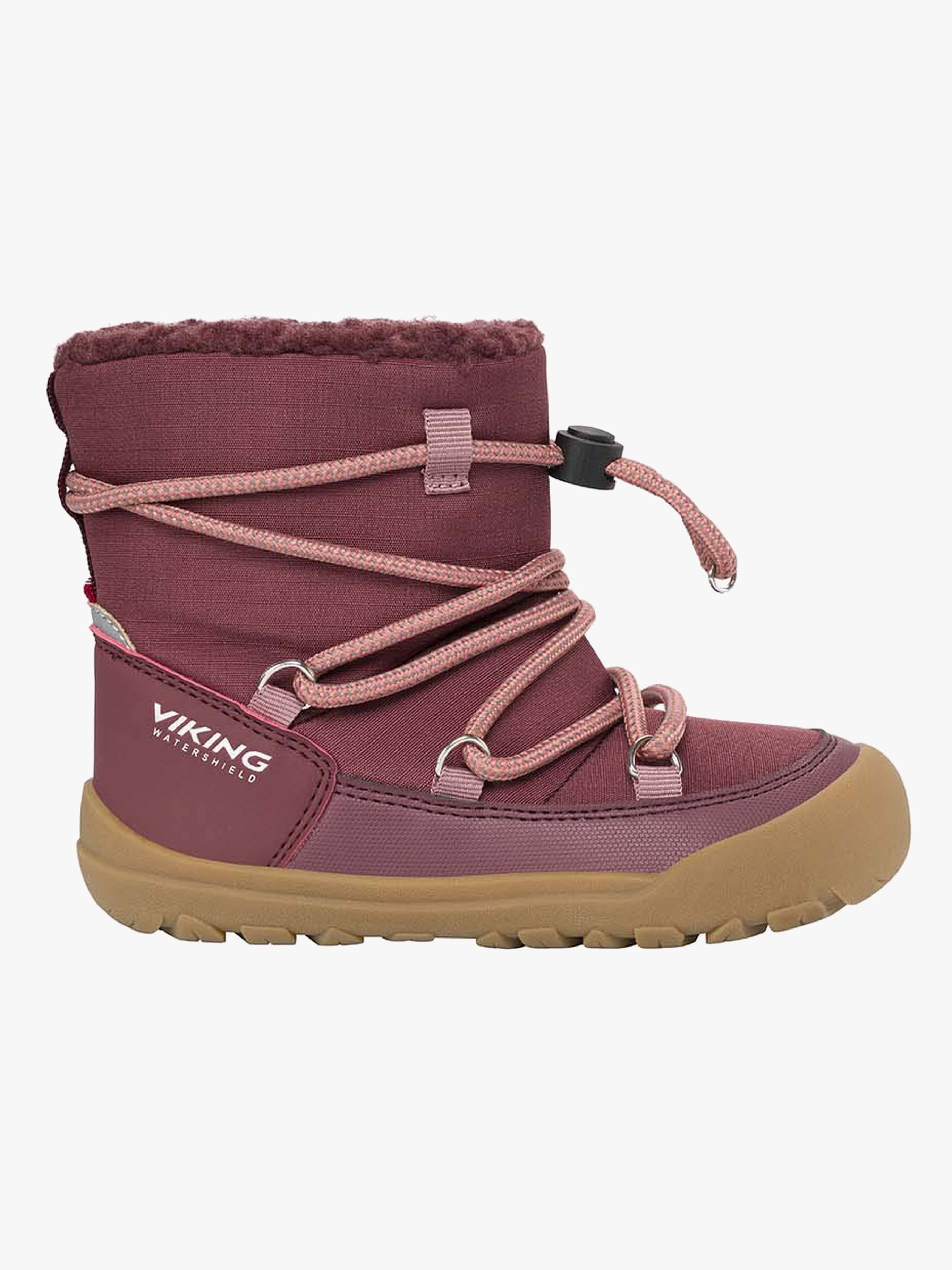 Birch Barfuß WP Pull-On Winterstiefel, Weinrot, 33