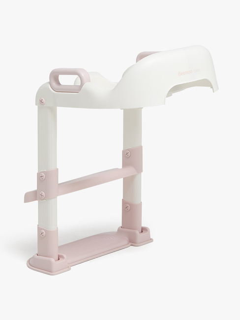 Beemoo CARE Assist Toilettensitz mit Leiter, Pink
